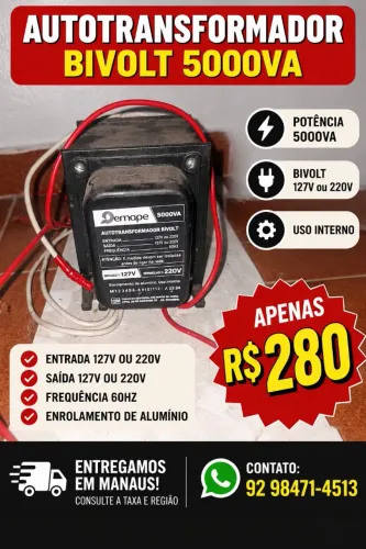 Vendo transformador