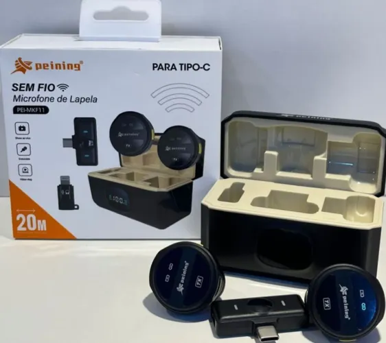 Microfone Lapela Peining PEI-MKF11