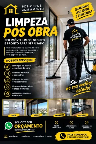 Limpeza pós obra