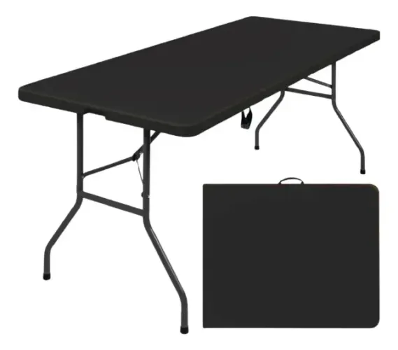 Mesa Dobrável que Vira Maleta 1,80m - Nova (Menor Preço da Região!)