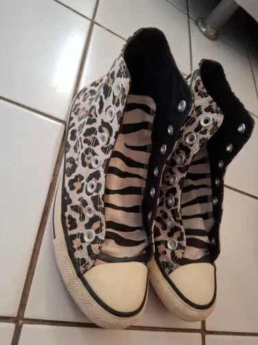 Tênis All star cano alto estampa