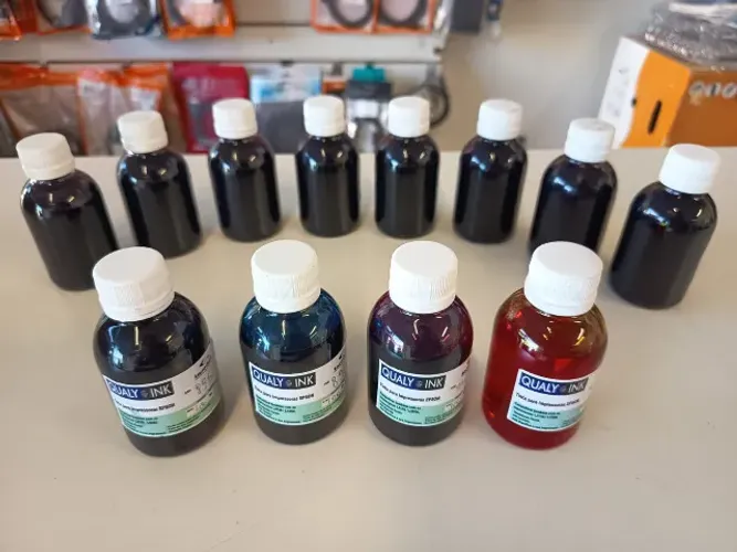 Tinta Epson Corante Qualy Ink 100ml | Preto, Amarelo, Azul, Vermelho