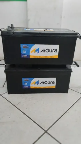 Bateria Moura 220ah semi nova