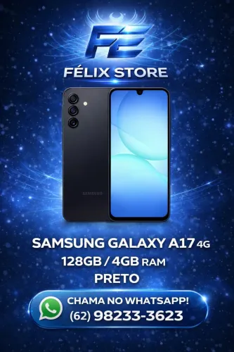 Samsung Galaxy A17 4G 128GB/4GB RAM LACRADO 999.90 a vista