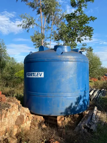 Tanque de água Fortlev 20.000L vertical polietileno azul