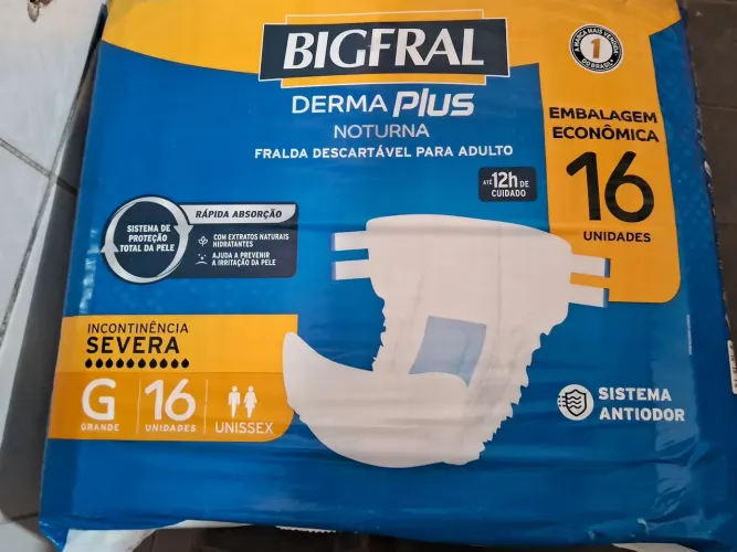 Fraldas geriatrica Bigfral. Tamanho G