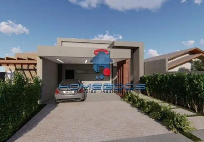 Casa à venda em Paulínia, Vila Monte Alegre, com 3 suítes, com 140 m², condomínio terras d
