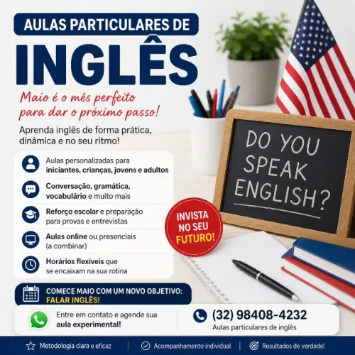 Professor de inglês particular 