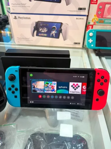 Nintendo Switch v2 cheio de jogos desbloqueado 128gb