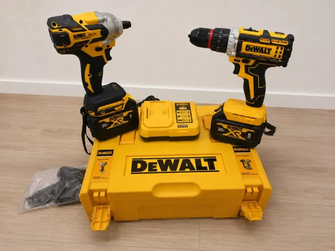Kit DeWalt XR 20V Parafusadeira + Chave de Impacto