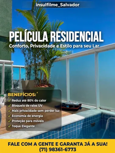 Película para janela residencial