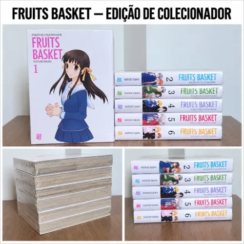 Fruits Basket Edição de Colecionador Vol. 1 ao 6 - Mangá