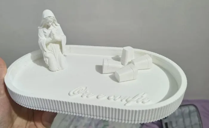 Porta Terço com 4 pézinhos