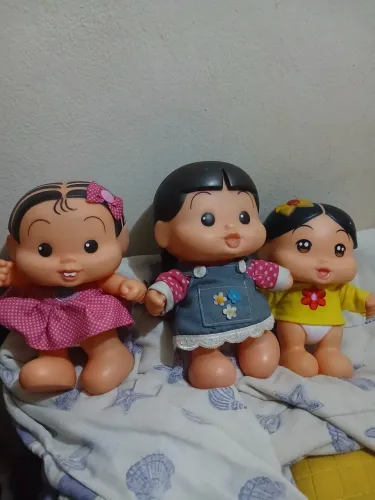 3 lindas bonequinhas turma da Mônica baby