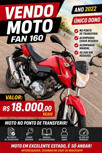 VENDO FAN 160 ANO 2022