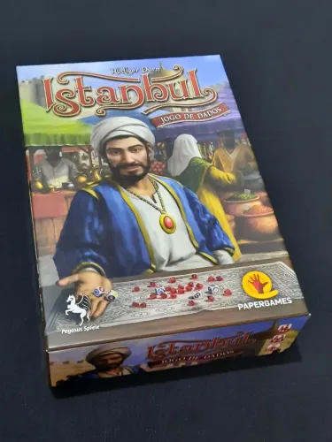 Istanbul Jogo de Dados + Corinth P&P | Jogo de Tabuleiro Boardgame | Papergames