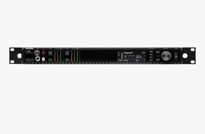 Receptor Wireless Digital De Dois Canais Shure Ad4d Br