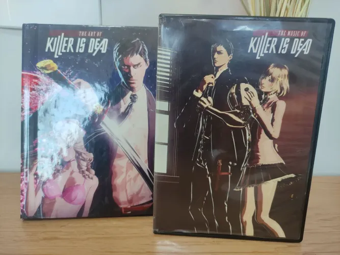 CD da trilha sonora The music of Killer is dead + artbook original com 80 páginas