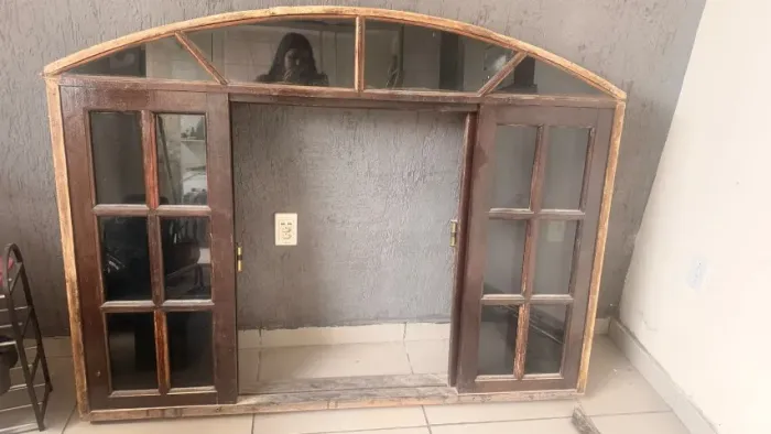 Janela De Correr Em Arco Madeira