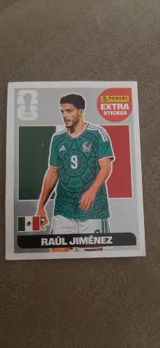 Figurinha extra sticker Raul Jimenez prata