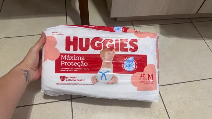 Huggies Máxima Proteção tam M 40 unid