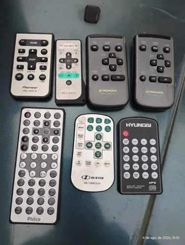 Controles de som automotivo