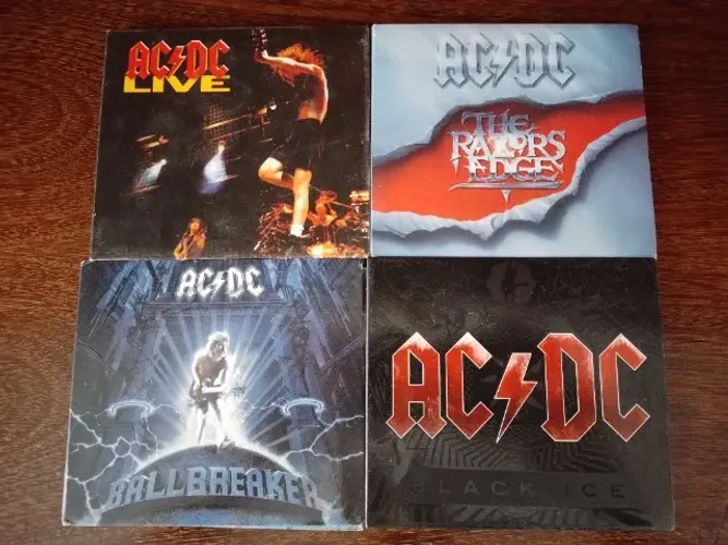 cd ac dc coleçao com 4 cds