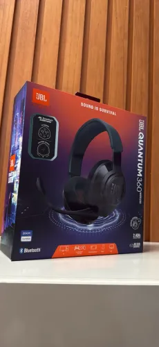 JBL, Fone de Ouvido Com Fio, Quantum 360 Wireless, Headset Gamer, Over Ear, Microfone
