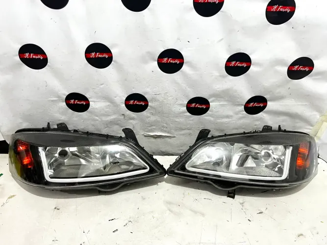 Par Farol GM Astra com Led Drl Masc Negra