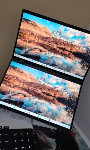 Tela Dupla USB-C e HDMI
