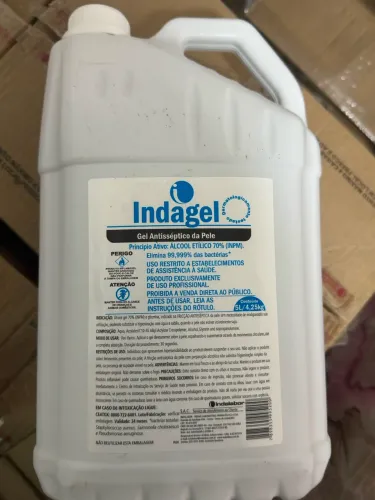 Álcool em gel 5 Litros - produto lacrado