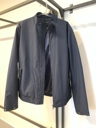 Jaqueta masculina bomber - azul Escuro