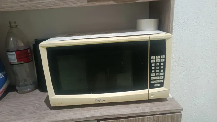 Microondas com avaria