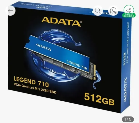 SSD NVME 512GB LEGEND 710