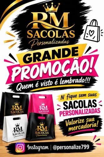 Sacolas personalizadas 