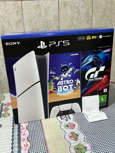 PS5 Lacrado Nota Fiscal na Garantia 12 meses PlayStation 5 com 2 Jogos ac Cartão 12x