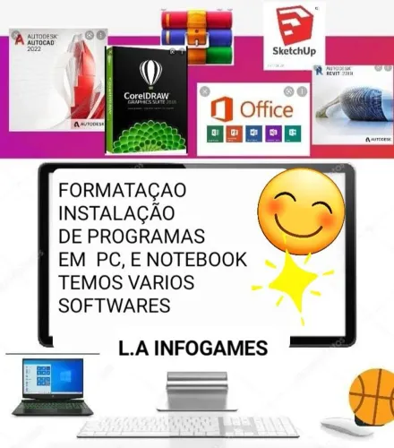 Instalação e formatação em Pc e notebook
