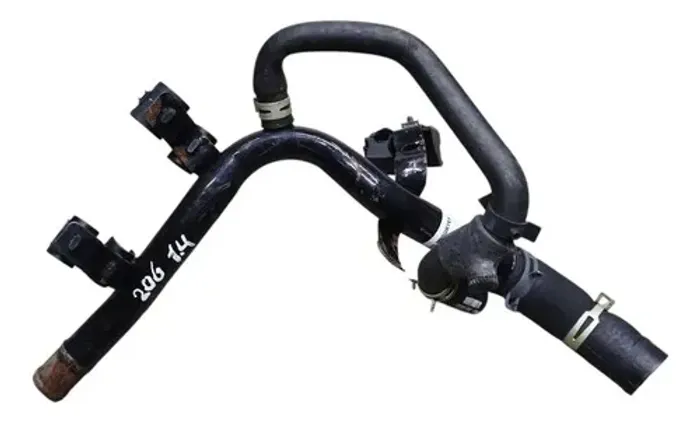 Mangueira Tubo Agua Motor 206 1.4 Sw 2005 2006 2007 Preto