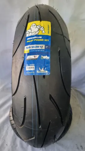 Pneu traseiro michelin pilot power 2ct 180/55 17 NOVO