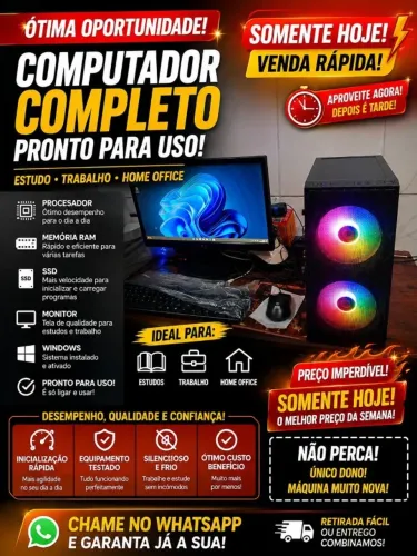 COMPUTADOR À VENDA ? COM OU SEM MONITOR!