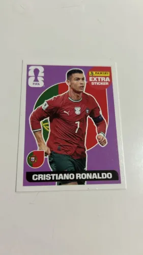 Figurinha Extra Legend Roxa Cristiano Ronaldo Copa 2026