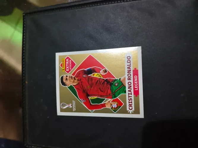 Figurinha legend Ouro Cristiano Ronaldo
