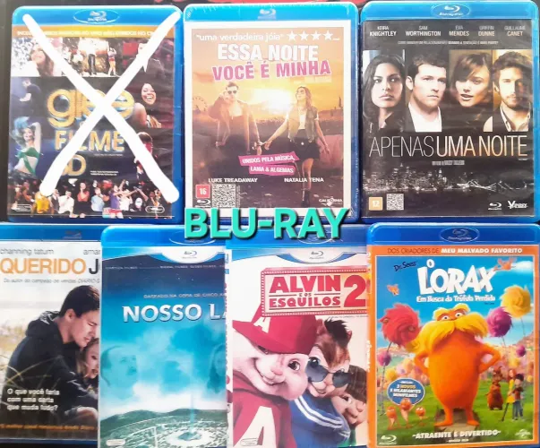 BLU-RAY e DVDS