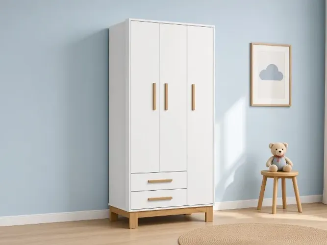 Guarda-Roupa Infantil Encanto Slim 94cm (NOVO A PRONTA ENTREGA)