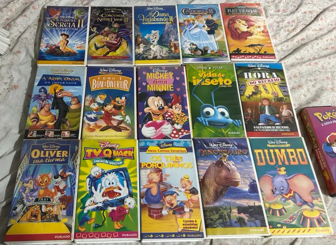 Lote VHS raridades e nostalgia