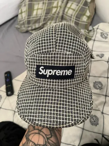 boné supreme reflective ripstop 5 panel SS22 