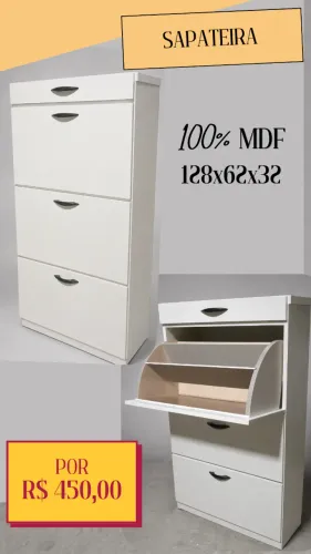Sapateira 100% MDF