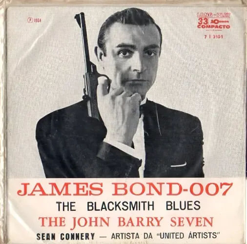 COMPACTO  VINIL - THE JOHN BARRY SEVEN - JAMES BOND 007 - RARO