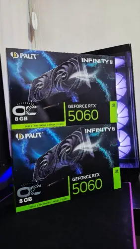 Placa de Vídeo RTX 5060 8GB Palit Infinity 2 OC  LACRADA