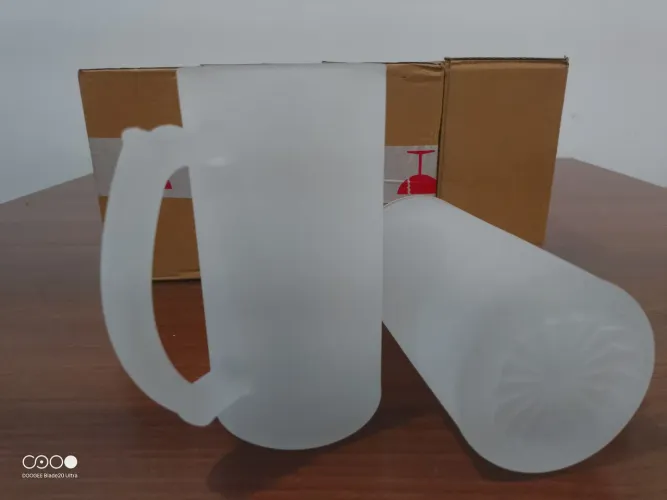 Kit com 10 canecas jateada para chopp